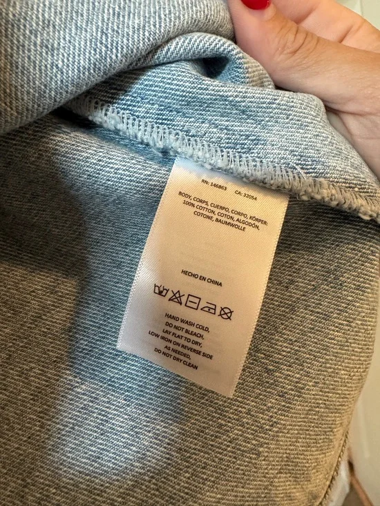 Denim Ruffled Top - Picture 3 of 3